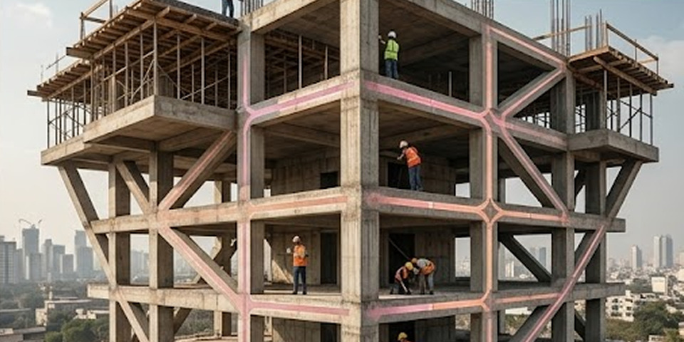 MIDAS nGen: RC Building (Irregular) 