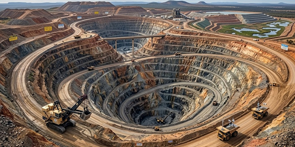 Numerical Analysis of Open Pit Mines 