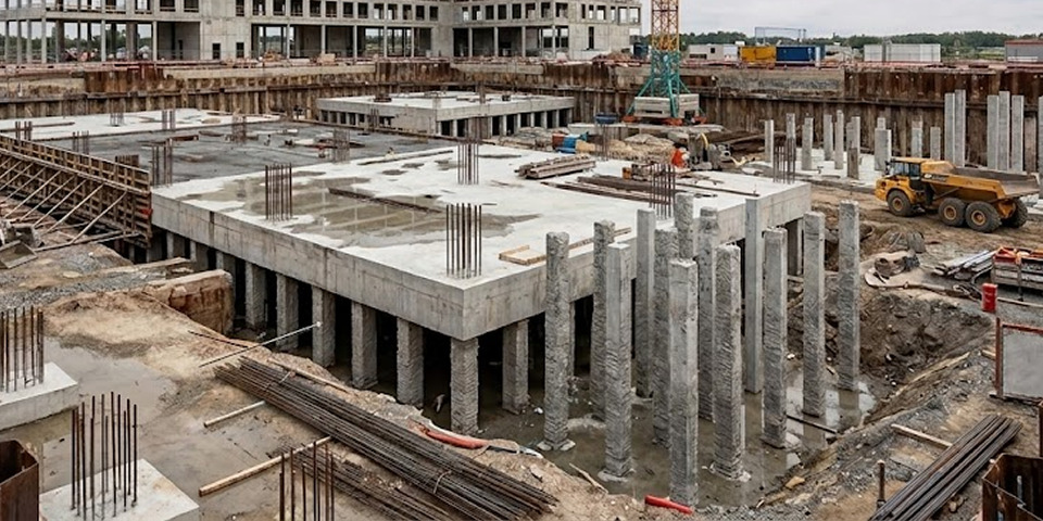Pile Raft Foundation 